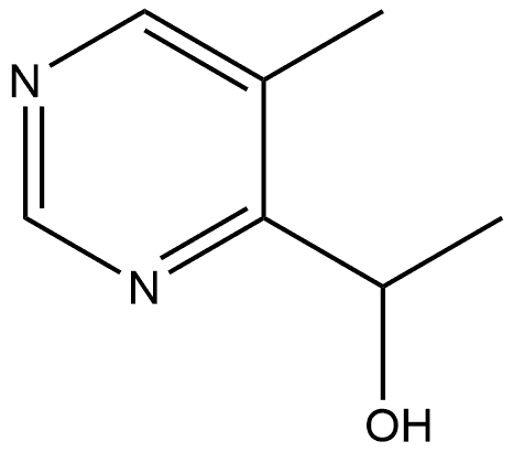 Α,5-二甲基-4-嘧啶甲醇 结构式