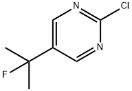 2-Chloro-5-(1-fluoro-1-methylethyl)pyrimidine Structure