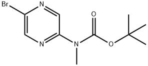 1,1-Dimethylethyl N-(5-bromo-2-pyrazinyl)-N-methylcarbamate,2803846-13-9,结构式