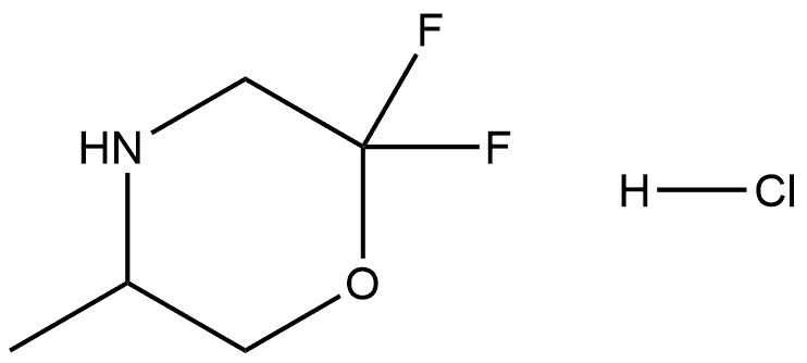 2,2-二氟-5-甲基吗啉盐酸盐, 2803856-69-9, 结构式