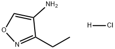 3-Ethylisoxazol-4-amine(hydrochloride)(1:1) Structure