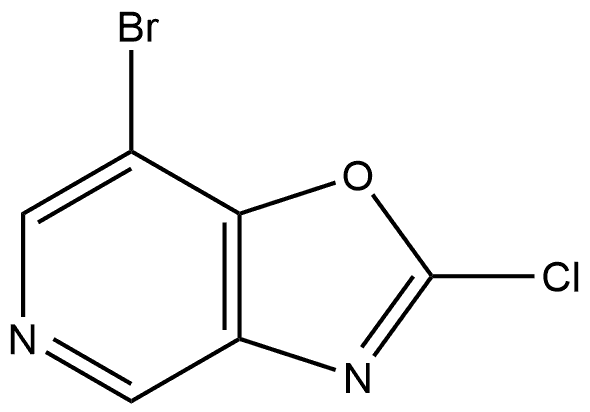 7-Bromo-2-chlorooxazolo[4,5-c]pyridine Struktur