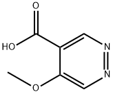 5-甲氧基哒嗪-4-羧酸 结构式