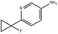 6-(1-Fluorocyclopropyl)pyridin-3-amine Structure