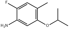 2-氟-5-异丙氧基-4-甲基苯胺, 2803884-41-3, 结构式