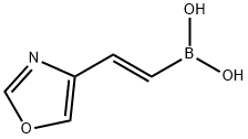 Boronic acid, B-[(1E)-2-(4-oxazolyl)ethenyl]- Structure