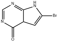 6-溴-4A,7-二氢-4H-吡咯并[2,3-D]嘧啶-4-酮,2806775-94-8,结构式
