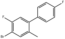 1,1'-Biphenyl, 4-bromo-4',5-difluoro-2-methyl- Structure