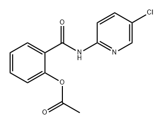 Benzamide, 2-(acetyloxy)-N-(5-chloro-2-pyridinyl)- Structure