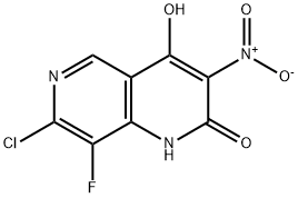 1,6-Naphthyridin-2(1H)-one, 7-chloro-8-fluoro-4-hydroxy-3-nitro-|7-氯-8-氟-4-羟基-3-硝基-1,6-萘啶-2(1H)-酮