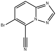 6-溴-[1,2,4]三唑并[1,5-A]吡啶-5-腈,2808272-49-1,结构式
