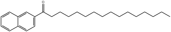 1-Hexadecanone, 1-(2-naphthalenyl)- 结构式