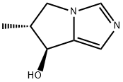 (6R,7S)-6,7-Dihydro-6-methyl-5H-pyrrolo[1,2-c]imidazol-7-ol Struktur