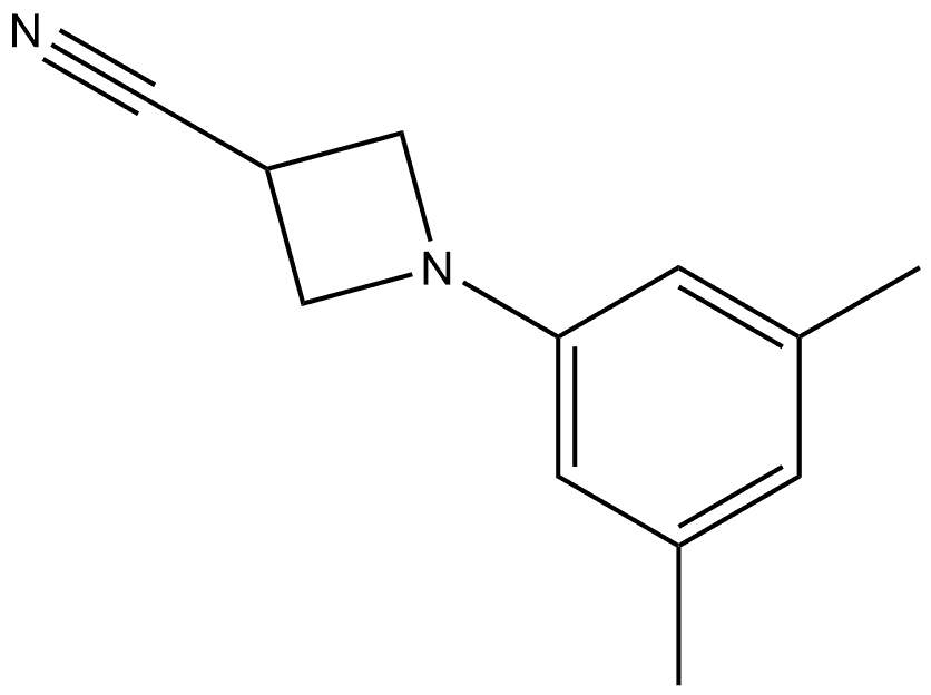 1-(3,5-Dimethylphenyl)-3-azetidinecarbonitrile Structure