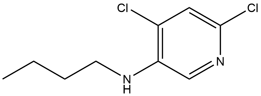 N-Butyl-4,6-dichloro-3-pyridinamine Structure