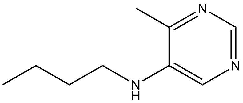 N-Butyl-4-methyl-5-pyrimidinamine 结构式