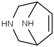 3,8-Diazabicyclo[3.2.1]oct-6-ene Struktur