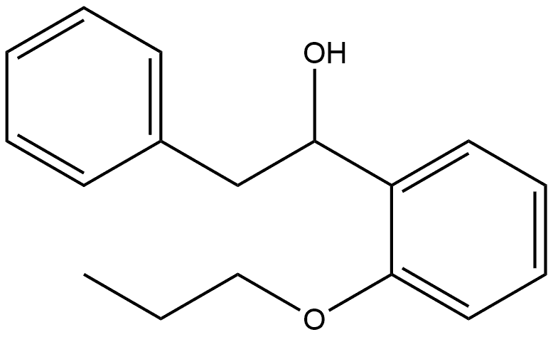 α-(2-Propoxyphenyl)benzeneethanol Struktur