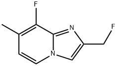 8-fluoro-2-(fluoromethyl)-7-methylimidazo[1,2-a]pyridine Struktur