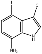 3-氯-4-碘-1H-吲哚-7-胺, 2816904-72-8, 结构式