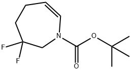 1,1-Dimethylethyl 3,3-difluoro-2,3,4,5-tetrahydro-1H-azepine-1-carboxylate Structure