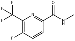 5-Fluoro-N-methyl-6-(trifluoromethyl)picolinamide Struktur