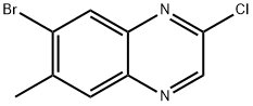 7-溴-2-氯-6-甲基喹喔啉,2817614-08-5,结构式