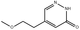 3(2H)-Pyridazinone, 5-(2-methoxyethyl)- 化学構造式