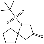 1-(tert-Butylsulfonyl)-1-azaspiro[4.4]nonan-3-one Structure