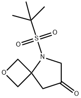 5-(tert-Butylsulfonyl)-2-oxa-5-azaspiro[3.4]octan-7-one 化学構造式