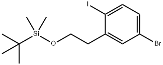 (5-Bromo-2-iodophenethoxy)(tert-butyl)dimethylsilane|(5-溴-2-碘苯乙氧基)(叔丁基)二甲基硅烷