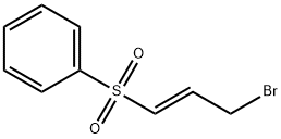 Benzene, [[(1E)-3-bromo-1-propen-1-yl]sulfonyl]- Structure