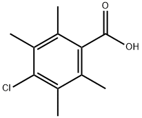 Benzoic acid, 4-chloro-2,3,5,6-tetramethyl- 结构式