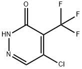 5-氯-4-(三氟甲基)哒嗪-3(2H)-酮, 2820002-76-2, 结构式