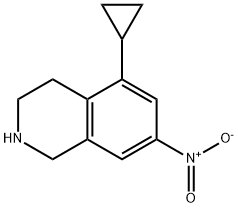5-Cyclopropyl-7-nitro-1,2,3,4-tetrahydroisoquinoline Structure