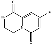 8-溴-3,4-二氢-2H-吡啶并[1,2-A]吡嗪-1,6-二酮, 2820196-58-3, 结构式