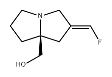 (S,E)-(2-(氟亚甲基)四氢-1H-吡咯啉-7A(5H)-基)甲醇 结构式