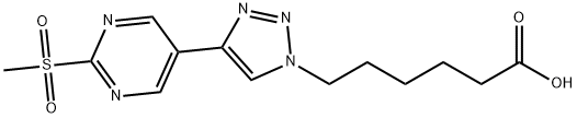 2821769-76-8 1H-1,2,3-Triazole-1-hexanoic acid, 4-[2-(methylsulfonyl)-5-pyrimidinyl]-