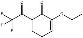 2-Cyclohexen-1-one, 2-ethoxy-6-(2,2,2-trifluoroacetyl)- Structure