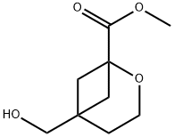 2-Oxabicyclo[3.1.1]heptane-1-carboxylic acid, 5-(hydroxymethyl)-, methyl ester Structure