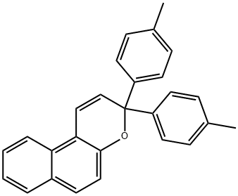 3H-Naphtho[2,1-b]pyran, 3,3-bis(4-methylphenyl)- Struktur