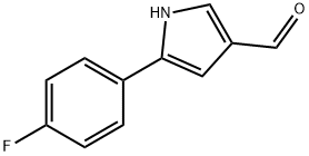 1H-Pyrrole-3-carboxaldehyde, 5-(4-fluorophenyl)- Structure