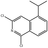 Isoquinoline, 1,3-dichloro-5-(1-methylethyl)- 结构式