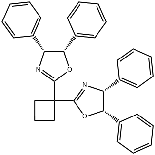 Oxazole, 2,2'-cyclobutylidenebis[4,5-dihydro-4,5-diphenyl-, (4R,4'R,5S,5'S)-|(4R,4'R,5S,5'S)-2,2'-环丁亚基双[4,5-双-4,5-二苯基噁唑