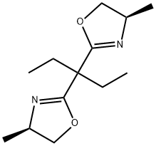 Oxazole, 2,2'-(1-ethylpropylidene)bis[4,5-dihydro-4-methyl-, (4R,4'R)-|(4R,4'R)-2,2'-(戊烷-3,3-二基)双(4-甲基-4,5-二氢恶唑)