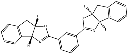 8H-Indeno[1,2-d]oxazole, 2,2'-(1,3-phenylene)bis[3a,8a-dihydro-, (3aR,3'aR,8aS,8'aS)- Struktur