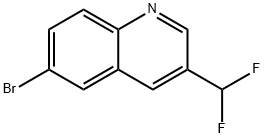 6-溴-3-(二氟甲基)喹啉,2828438-98-6,结构式
