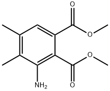 3-氨基-4,5-邻苯二甲酸二甲酯 结构式