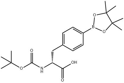 BOC-4-频哪醇硼酸酯-D-苯丙氨酸,2828446-99-5,结构式