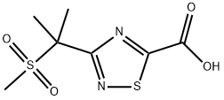 2828551-23-9 3-(2-(甲磺酰基)丙-2-基)-1,2,4-噻二唑-5-羧酸